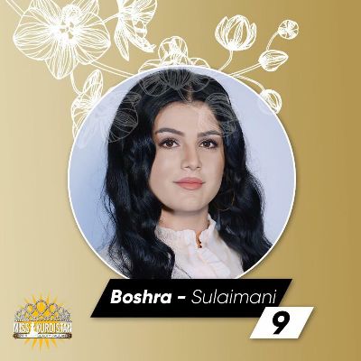 A candidate competing for Miss Kurdistan 2018